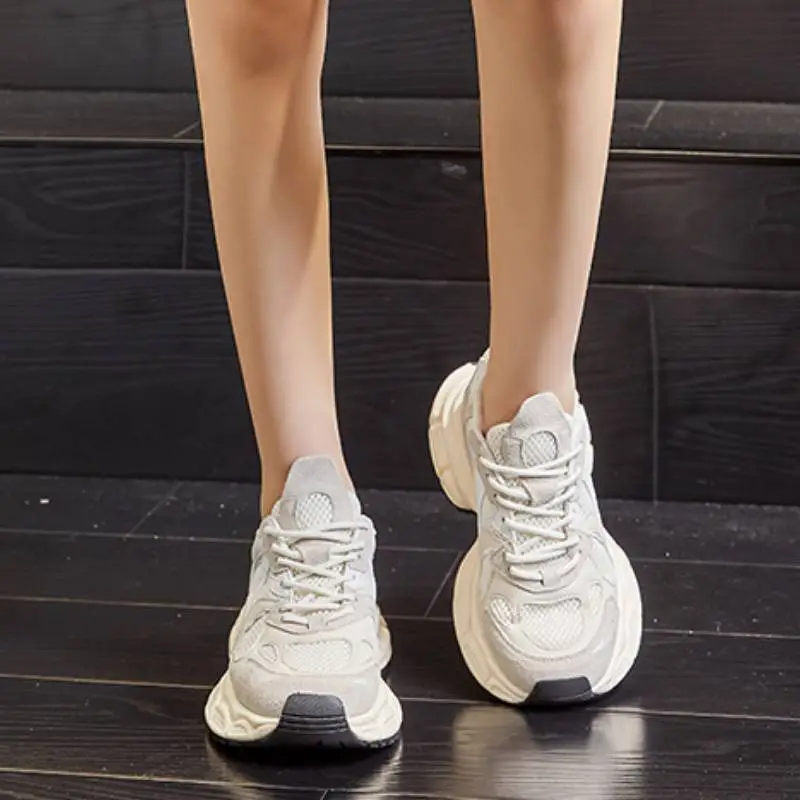 Casual Breathable Chunky Sneakers-5