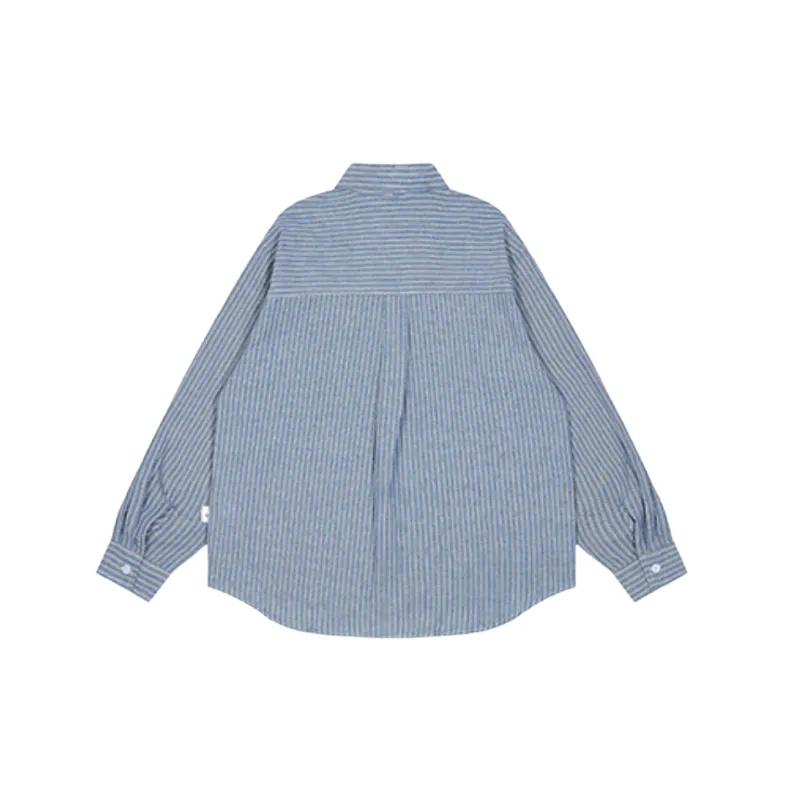 Retro Loose Denim Shirt-1
