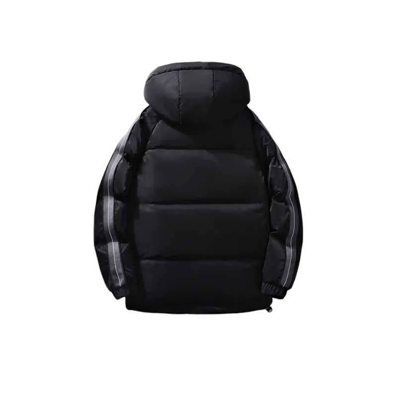New Arrival Solid Color Slim Fit Stylish Simple Thickened Warm Coat-4