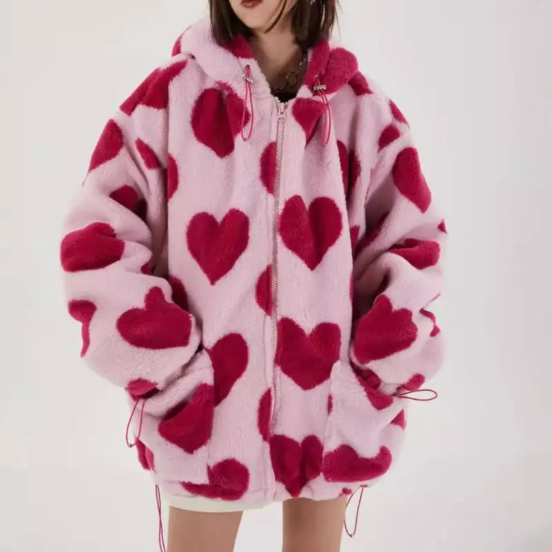 Cute Fashionable Loose Quilted Jacket-7
