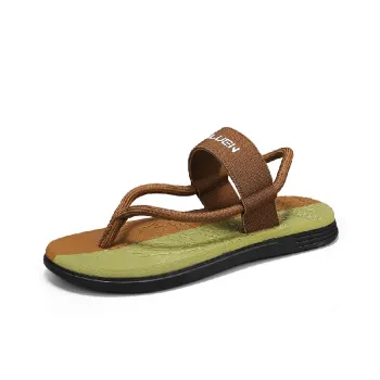 Casual Contrast Color Beach Sandals
