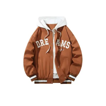 False Two Pieces Couple Embroidered Jacket