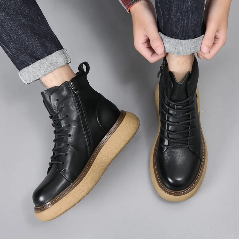 Retro Breathable Martin Boot-1