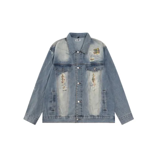 Retro Ripped Cotton Jacket