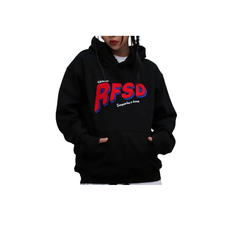 Embroidered Loose Hoodie-5