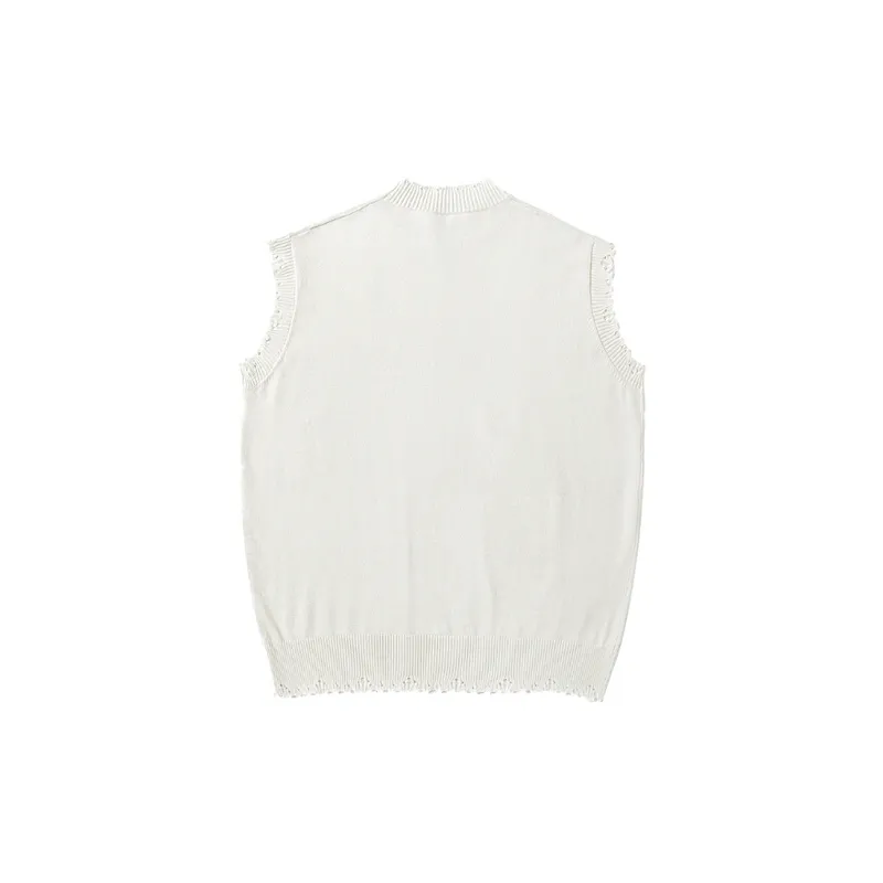 Fashionable Loose Sleeveless Vest-5