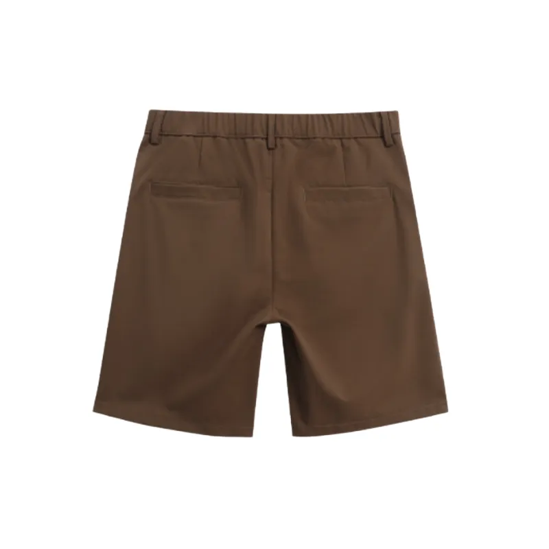 Business Simple Polyester Casual Shorts-1