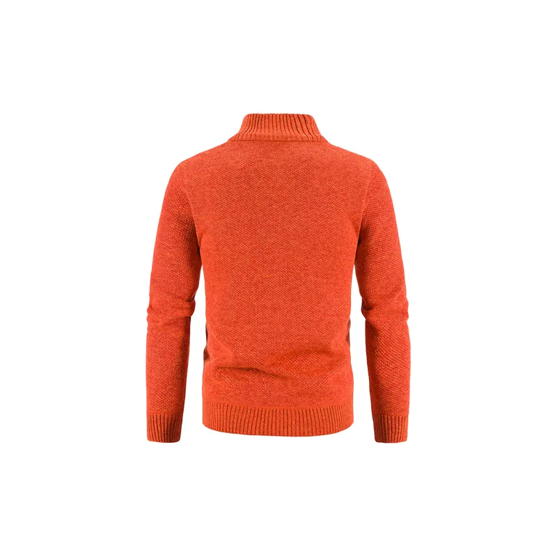 Zipper Loose Sweater-15