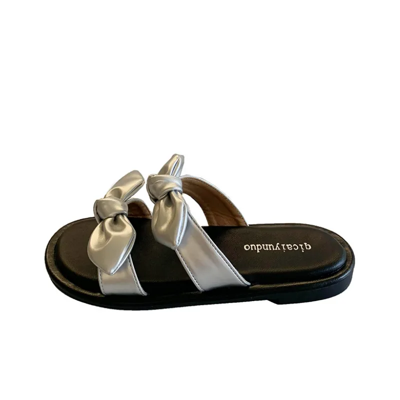 Fashionable Bow Beach Sandals-3