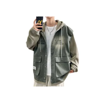 Denim Fake Two piece Jacket