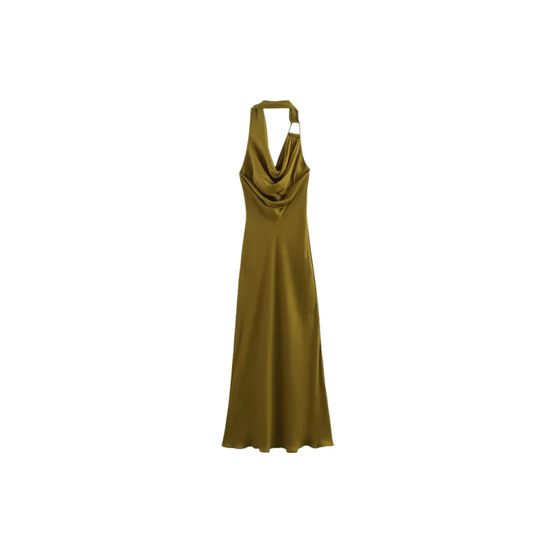 Simple Basics Polyester Dress Women-1