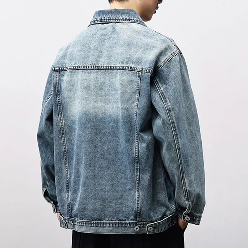 Retro Washed Loose Jacket-2
