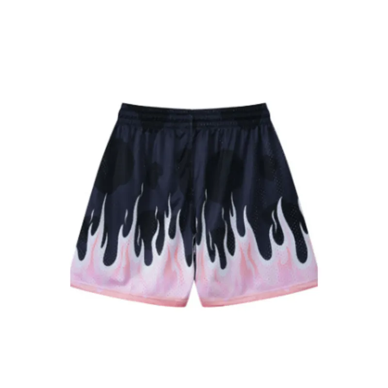 Graffiti Athleisure Retro Mesh Pants-1