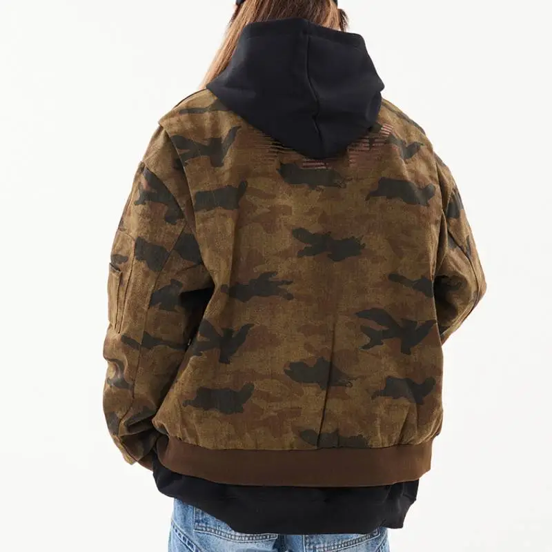 Retro Loose Camo Jacket-3