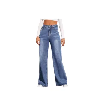 Loose Wide Leg Jeans Women