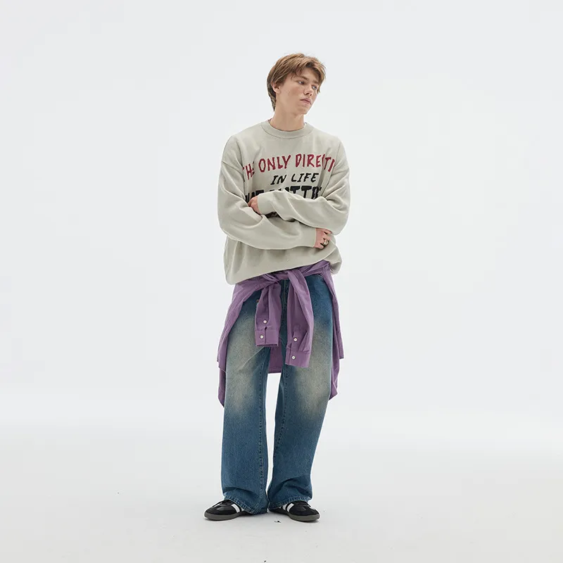 Fashionable Loose Sweater-7