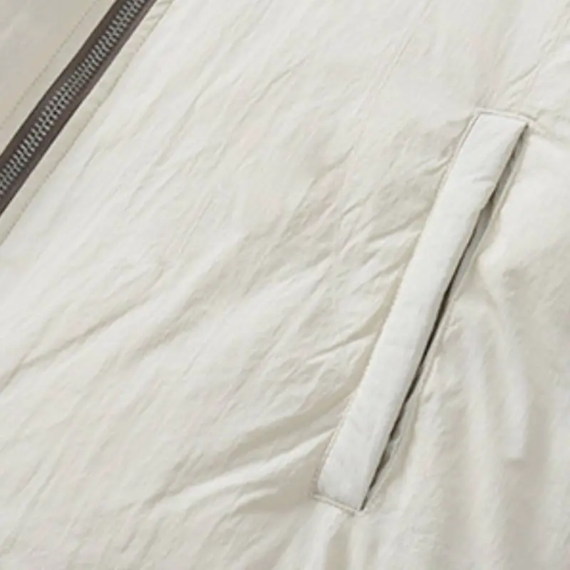 Casual Loose White Duck Down Jacket-9