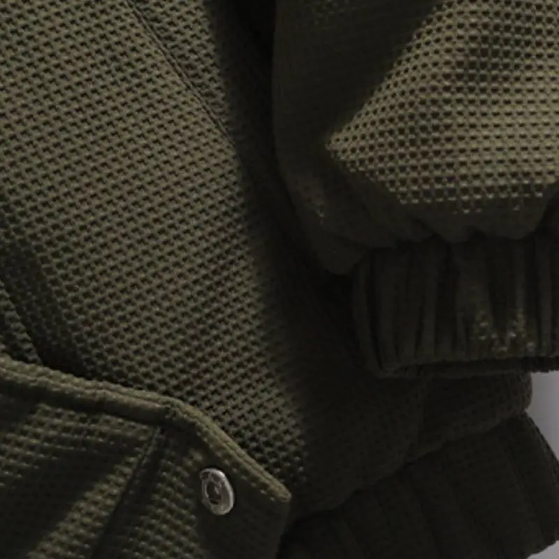 Retro Warming Polyester Jacket-7