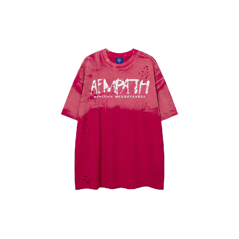 Casual Loose Cotton T Shirt-4
