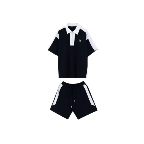 Trendy Casual Polo And Shorts Set