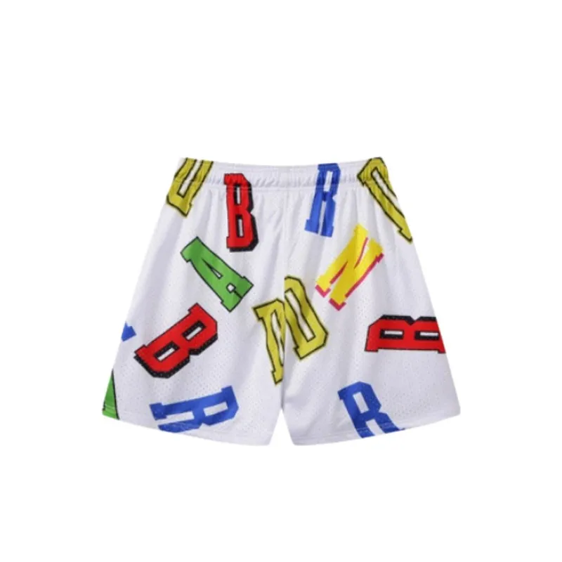 Graffiti Breathable Double Layer Shorts-1