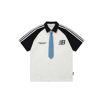 Loose College Style Polo Shirt