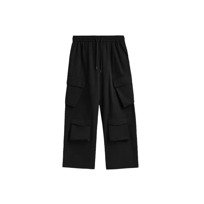 Loose Simp 100% Polyester Cargo Pants-4