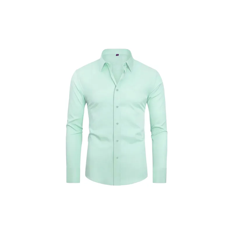 Plain Simple Four Way Stretch Fabric Shirt-7