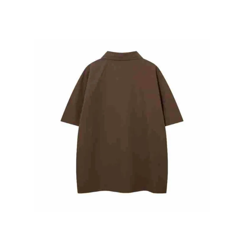 Stitching Cardigan Shirt-1