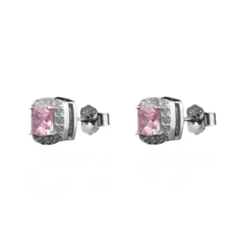 S925 Sterling Silver Hip hop Stud Earrings