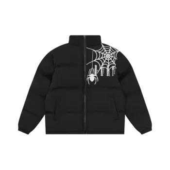 Loose Warming Blended Synthetic Fabrics Quilted Jacket