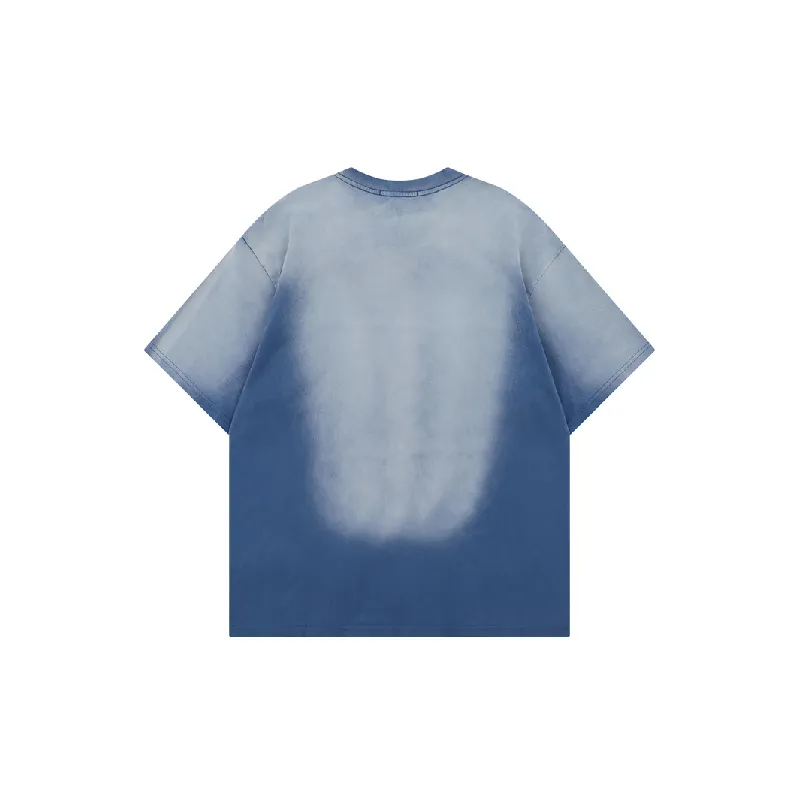 Retro Cartoon Cotton Blended Fabric T Shirt Unisex-3