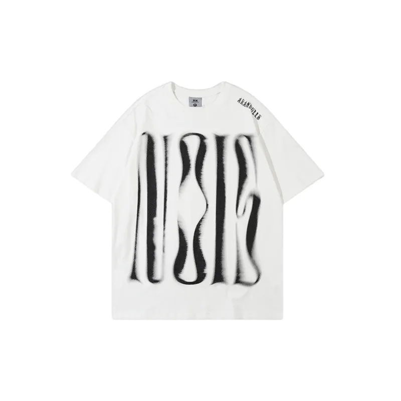 Casual Loose Combed Cotton T-Shirt-0