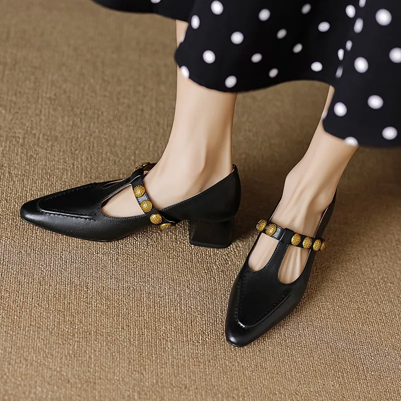 Retro Funky Mary Jane Shoes-6