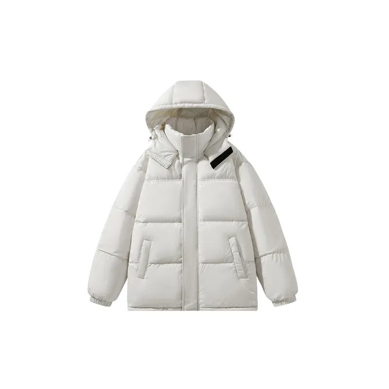 Casual Fashionable White Duck Down Jacket-10