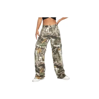 Fashionable Loose Denim Cargo Pants Unisex