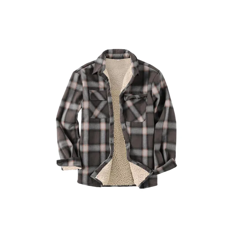 Loose Fashionable Cotton Blended Fabric Shirt-2