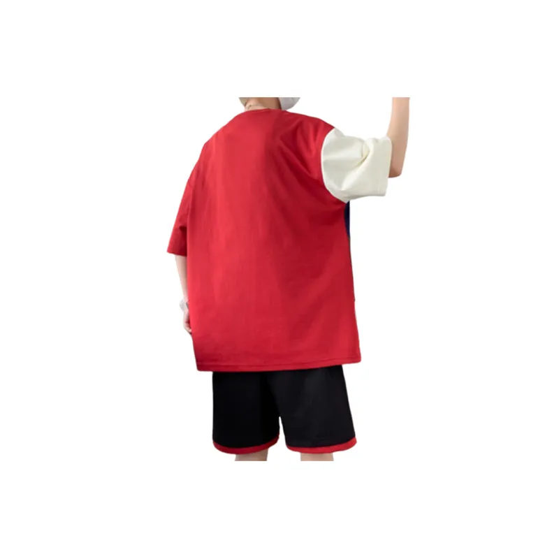 Short Sleeved Two Piece Sportswear-10