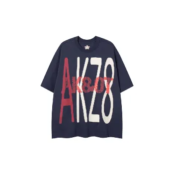 Cartoon Loose Combed Cotton T-Shirt