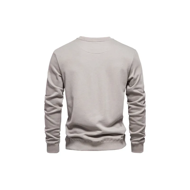 Plain Loose Sweatshirt-3