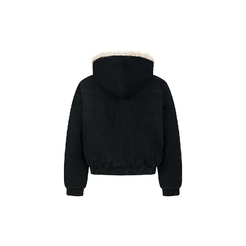 Simple Trendy Cotton Quilted Jacket-5