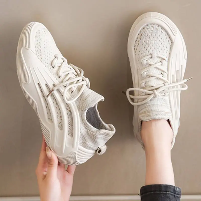 Sporty Breathable Chunky Sneakers-4