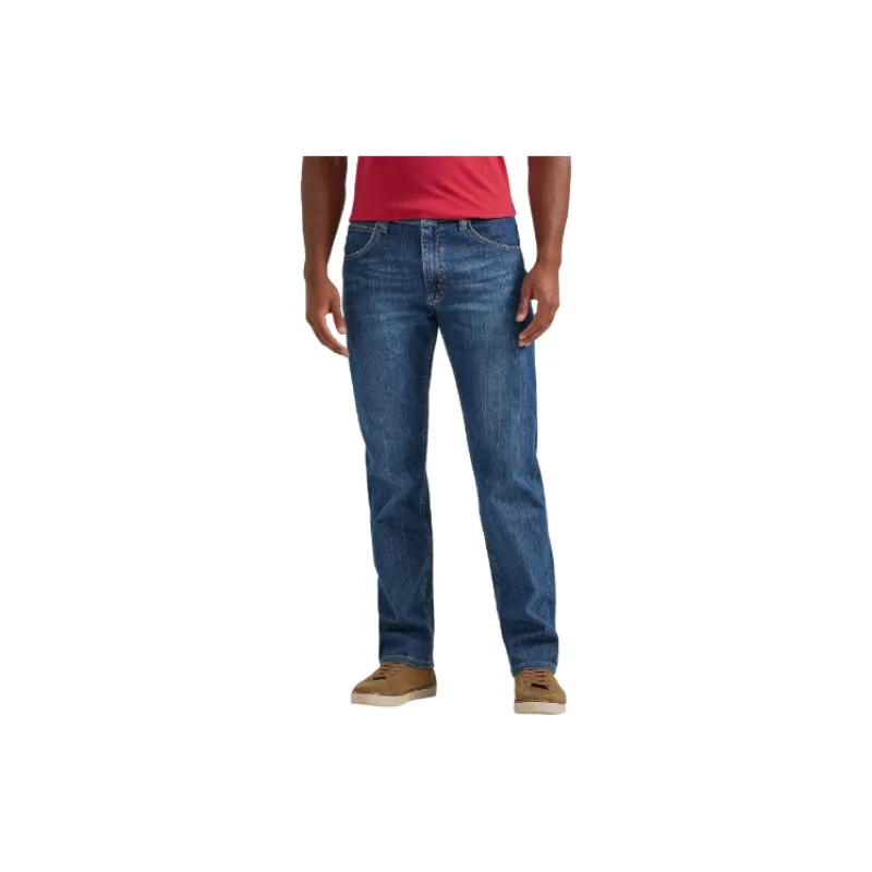 Casual Straight Leg Jeans Unisex-0