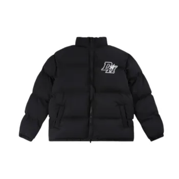 Trendy Brand Letter Printed Winter Thickened Loose Cotton padded Jacket
