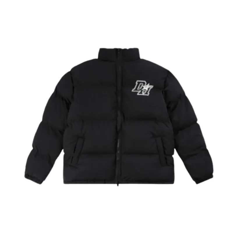 Trendy Brand Letter Printed Winter Thickened Loose Cotton padded Jacket-4