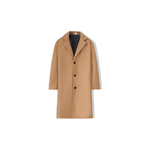 Street Simple Woolen Fabric Coat