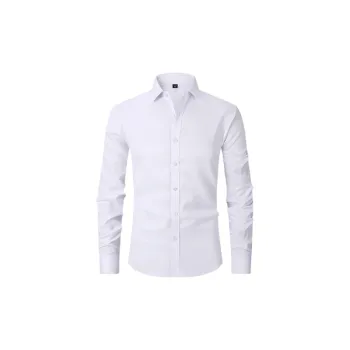 Business Plain Polyester Shirt Unisex