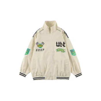 New Retro Original Hip Hop Racing Wind Loose Jacket
