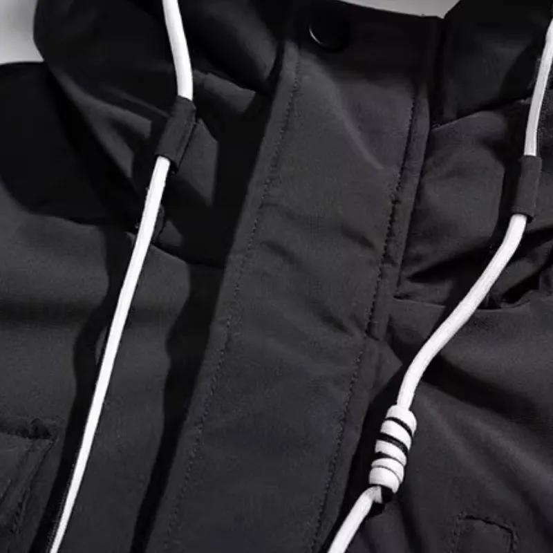 Loose Warming White Duck Down Jacket-8
