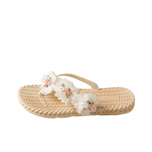 LOUIS VUITTON Sunset Painted Series Beach Sandals Womens Tea Brown